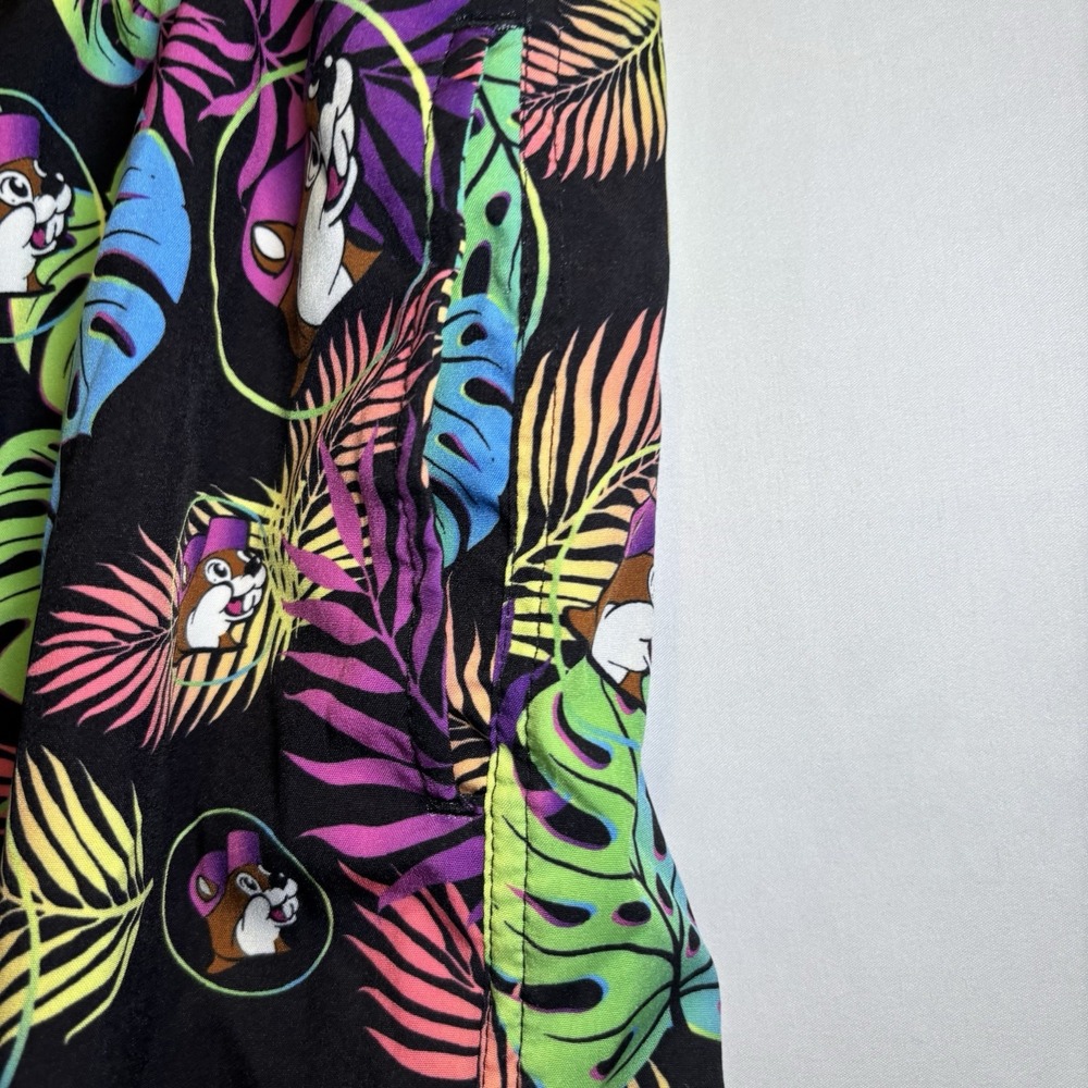 Bucees Buc-ee's Swim Trunks Adult Mens Medium Tropical Beaver Lined Suit Med M - Picture 4 of 5